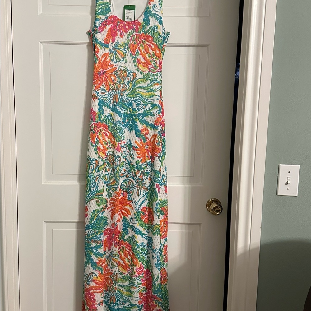 Lilly Pulitzer Astoria crocheted maxi dress NWT